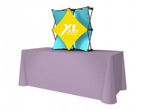 X1m 5 ft. -- 2x2 B Fabric Table Top Pop-Up Display