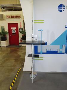 VK-1232 Sacagawea Portable Display with Tension Fabric Graphics -- View 3